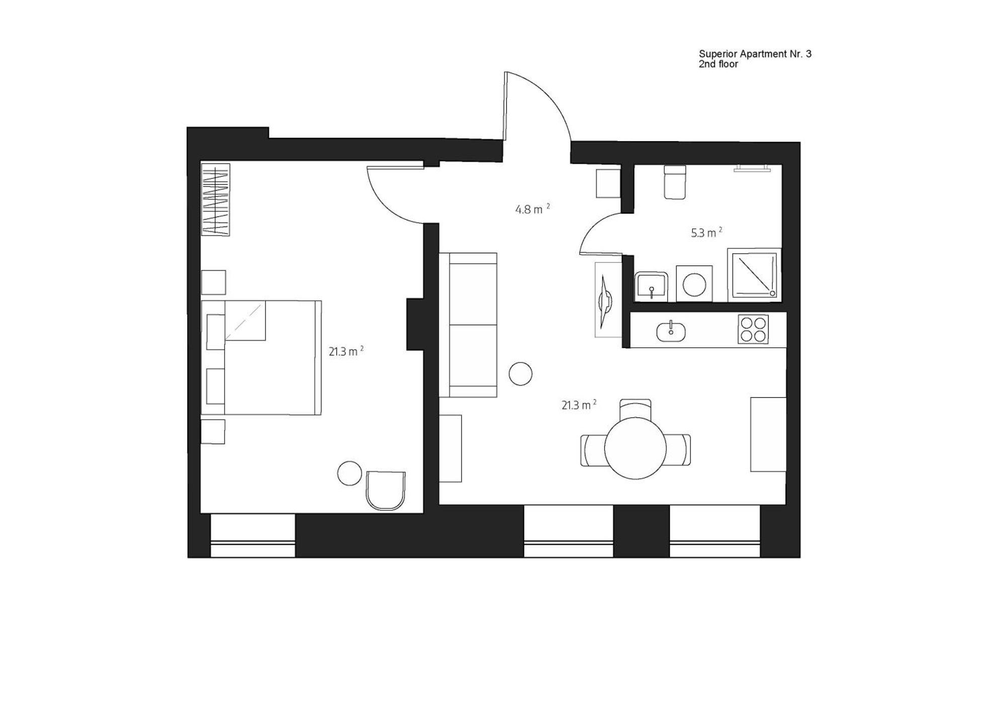 Centra Nams - Center Apartments Cesis Room photo