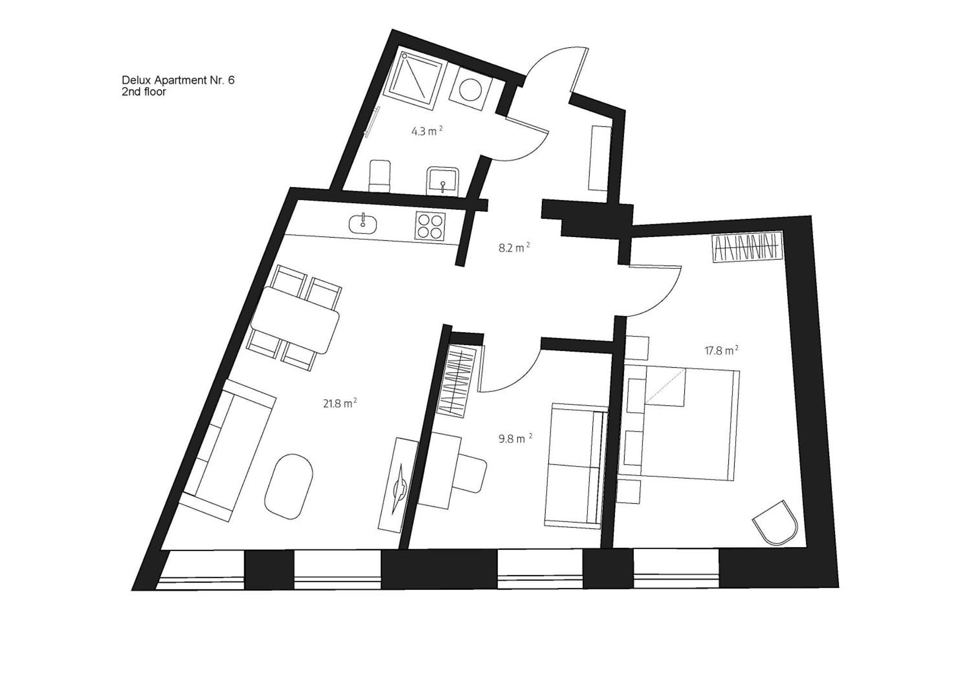 Centra Nams - Center Apartments Cesis Room photo