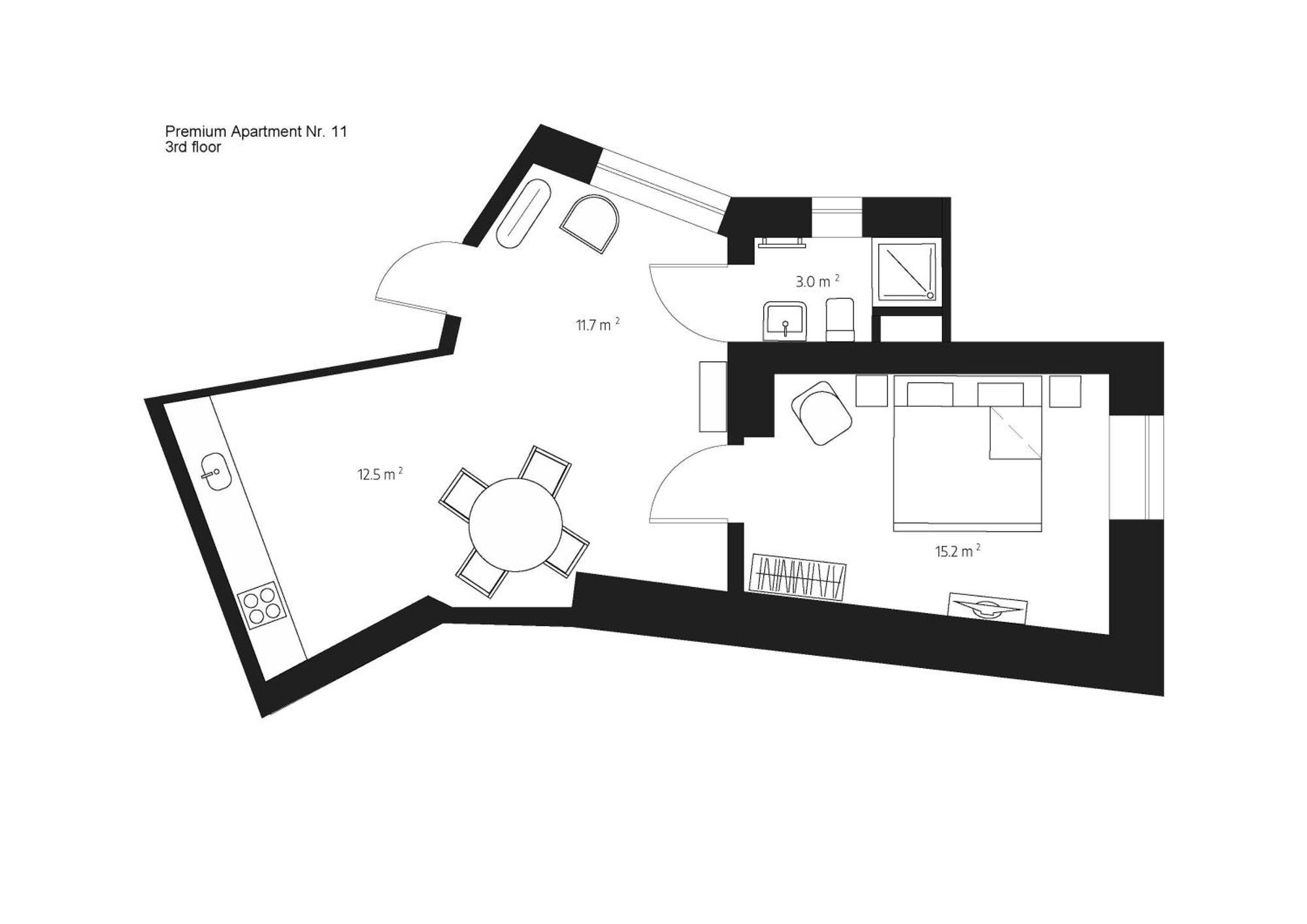 Centra Nams - Center Apartments Cesis Room photo